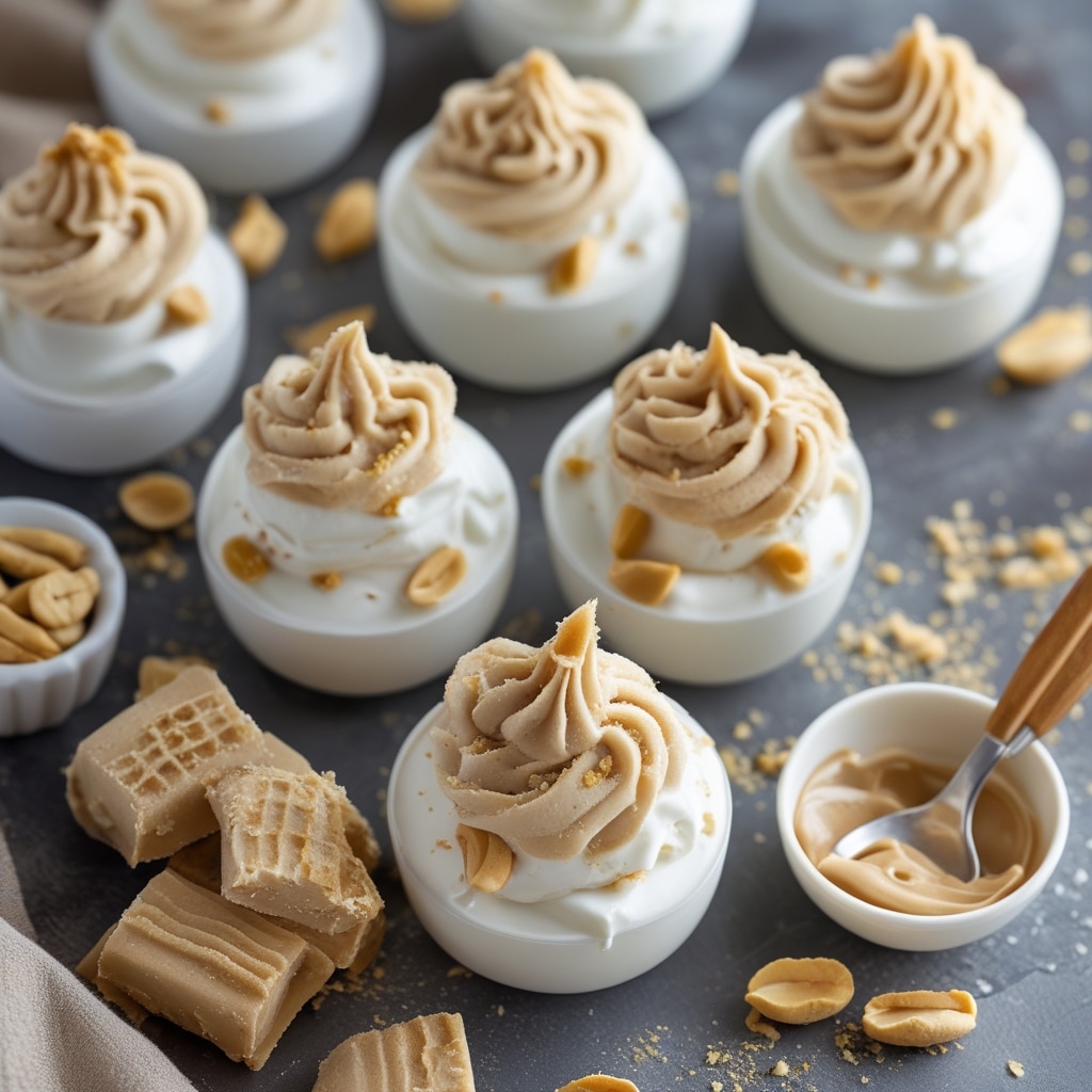 Frozen Greek Yogurt Peanut Butter Bites