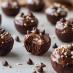 No-Bake Cottage Cheese Brownie Batter Protein Bites