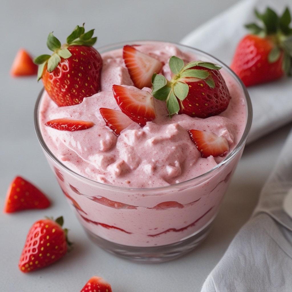 Healthy Strawberry Protein Snack That Tastes Like Dessert