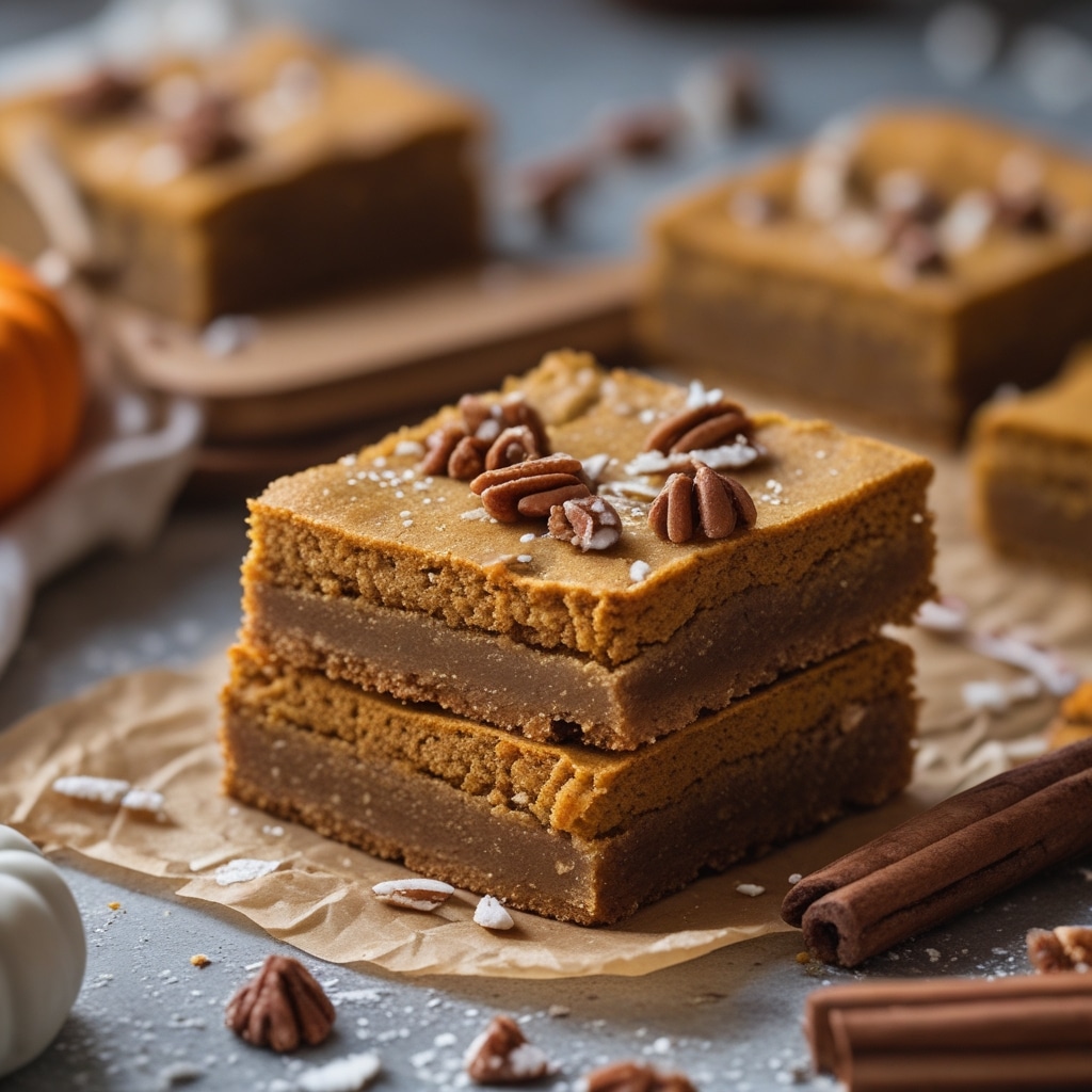 Sugar Cookie Vegan Pumpkin Bars