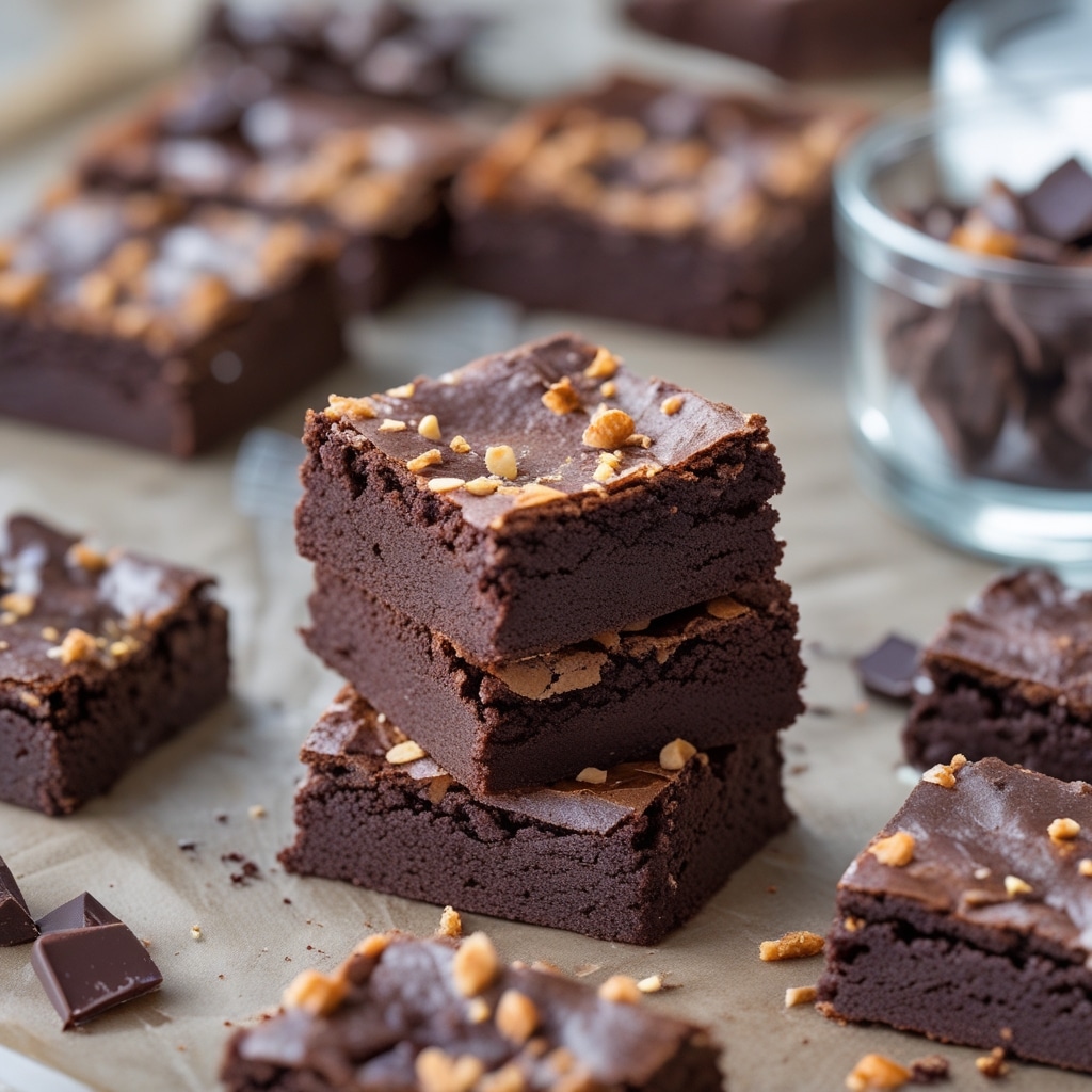 Healthy Low-Calorie Greek Yogurt Brownies