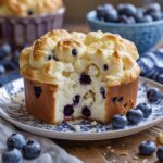 Blueberry Fluffy Cottage Cheese Cloud Bread