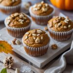 Healthy Greek Yogurt Pumpkin Muffins