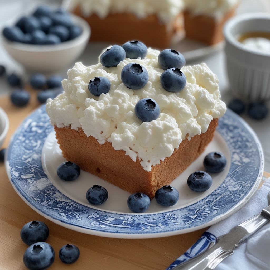 Blueberry Fluffy Cottage Cheese Cloud Bread