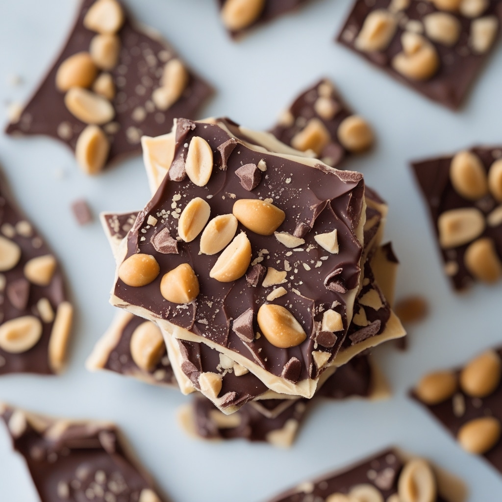 Chocolate Peanut Butter Yogurt Bark