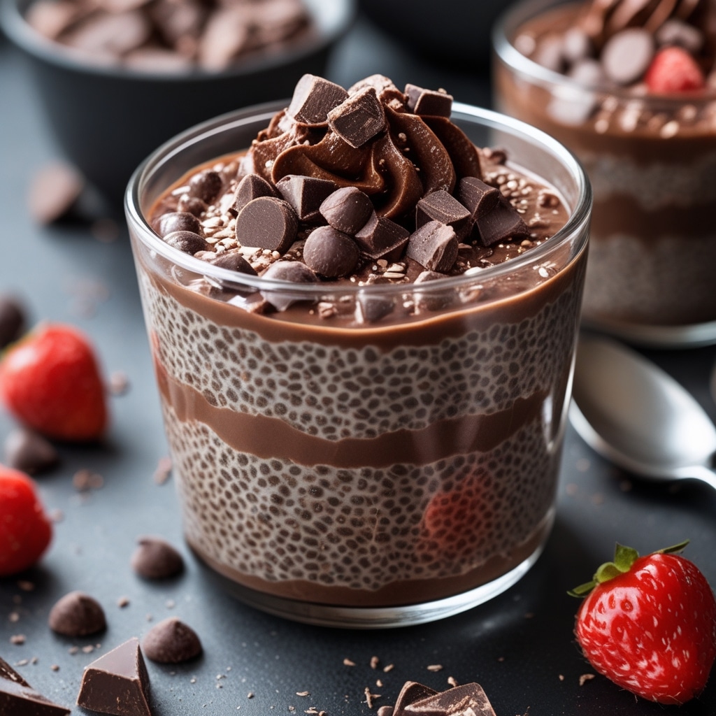 High-Protein Chocolate Chia Pudding
