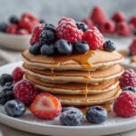 Keto Almond Flour Pancakes with Berries