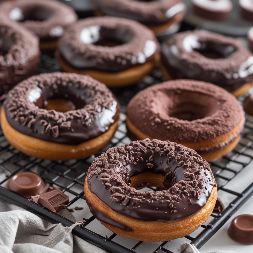 Keto Hershey's Chocolate Donuts
