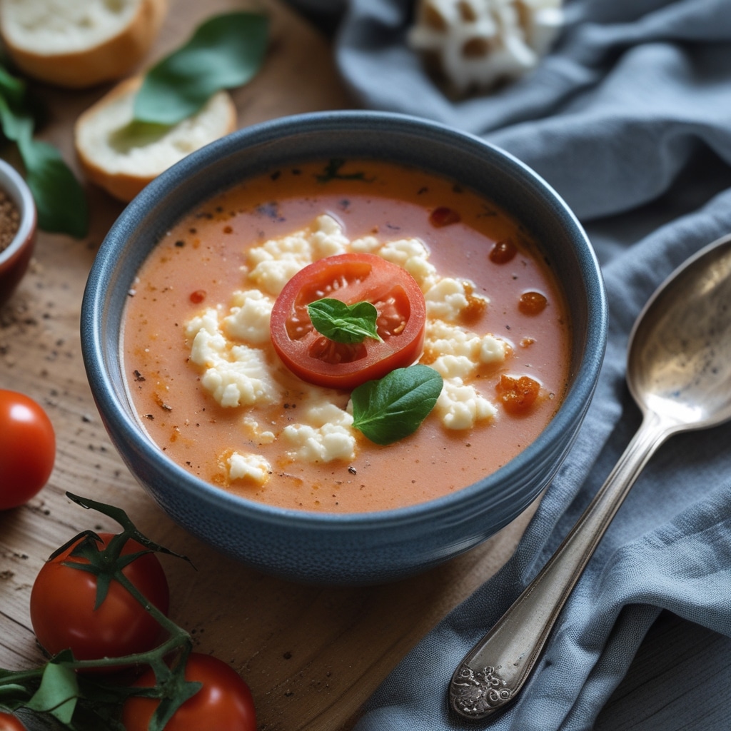 High Protein Cottage Cheese Tomato Soup