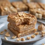 Healthy Peanut Butter Greek Yogurt Breakfast Blondies