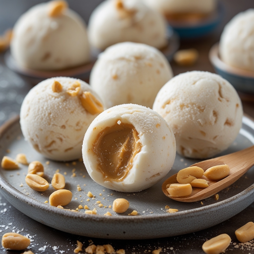 Frozen Peanut Butter Greek Yogurt Bites