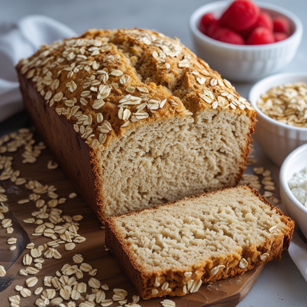 Cottage Cheese Oat Bread Recipe