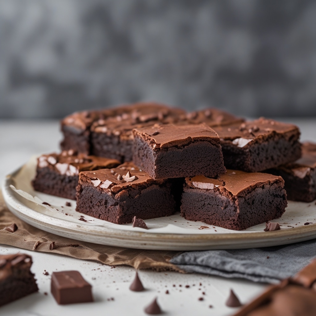 Easy Zero Sugar Brownies with Greek Yogurt