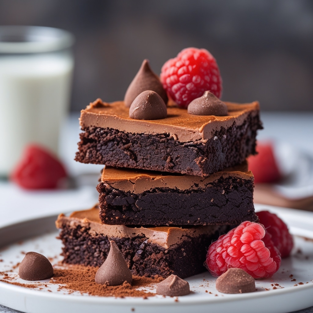 Healthy Low-Calorie Greek Yogurt Brownies