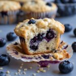 COTTAGE CHEESE BLUEBERRY MUFFINS