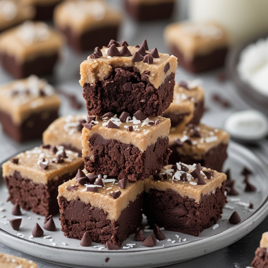 No-Bake Cottage Cheese Brownie Batter Protein Bites