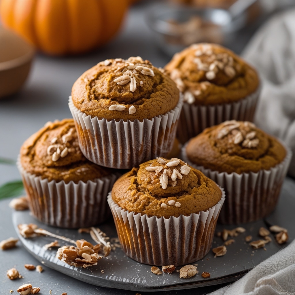 Flourless Pumpkin Muffins That Are Soft & Wholesome