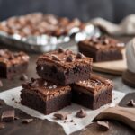 High Protein Double Chocolate Greek Yogurt Brownies