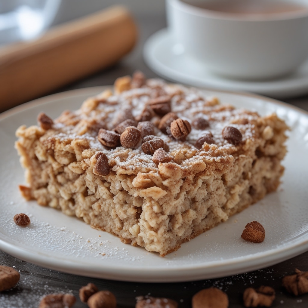 Easy Cinnamon Cottage Cheese Oatmeal Bake