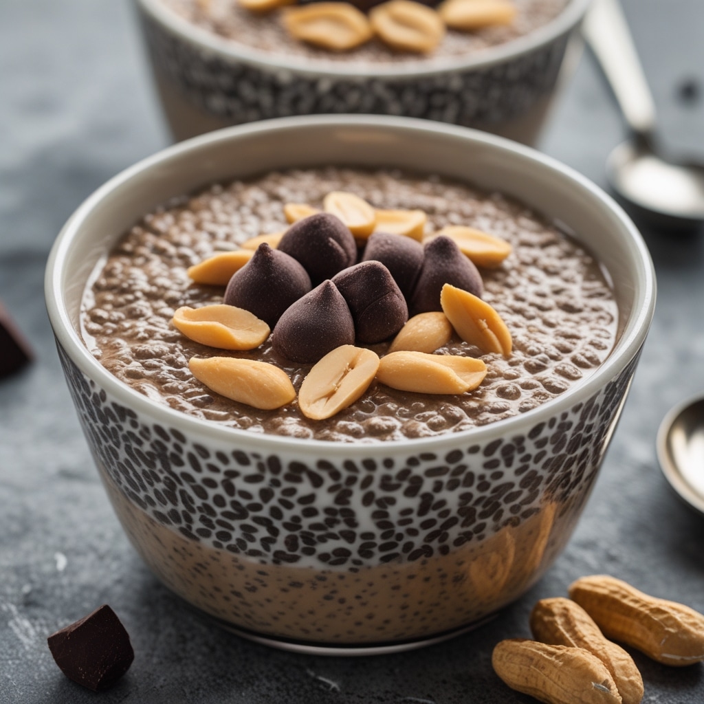Chocolate Peanut Butter Chia Pudding