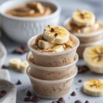Chocolate Peanut Butter Banana Frozen Greek Yogurt Bites