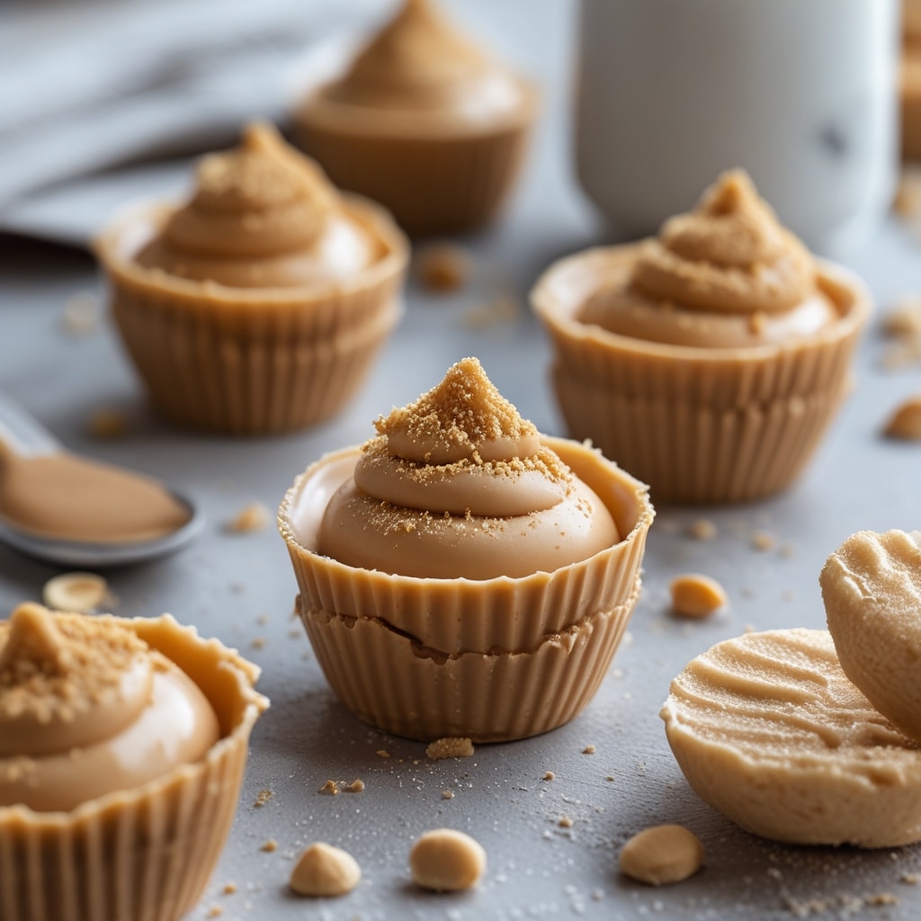 Frozen Peanut Butter Yogurt Cups