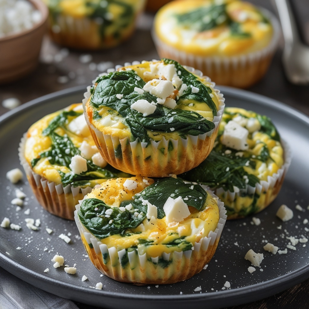 - Savory Spinach and Feta Egg Muffins