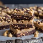 Homemade Protein Snickers Bars