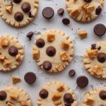 Sweet Chocolate Chip and Toffee Shortbread Cookies