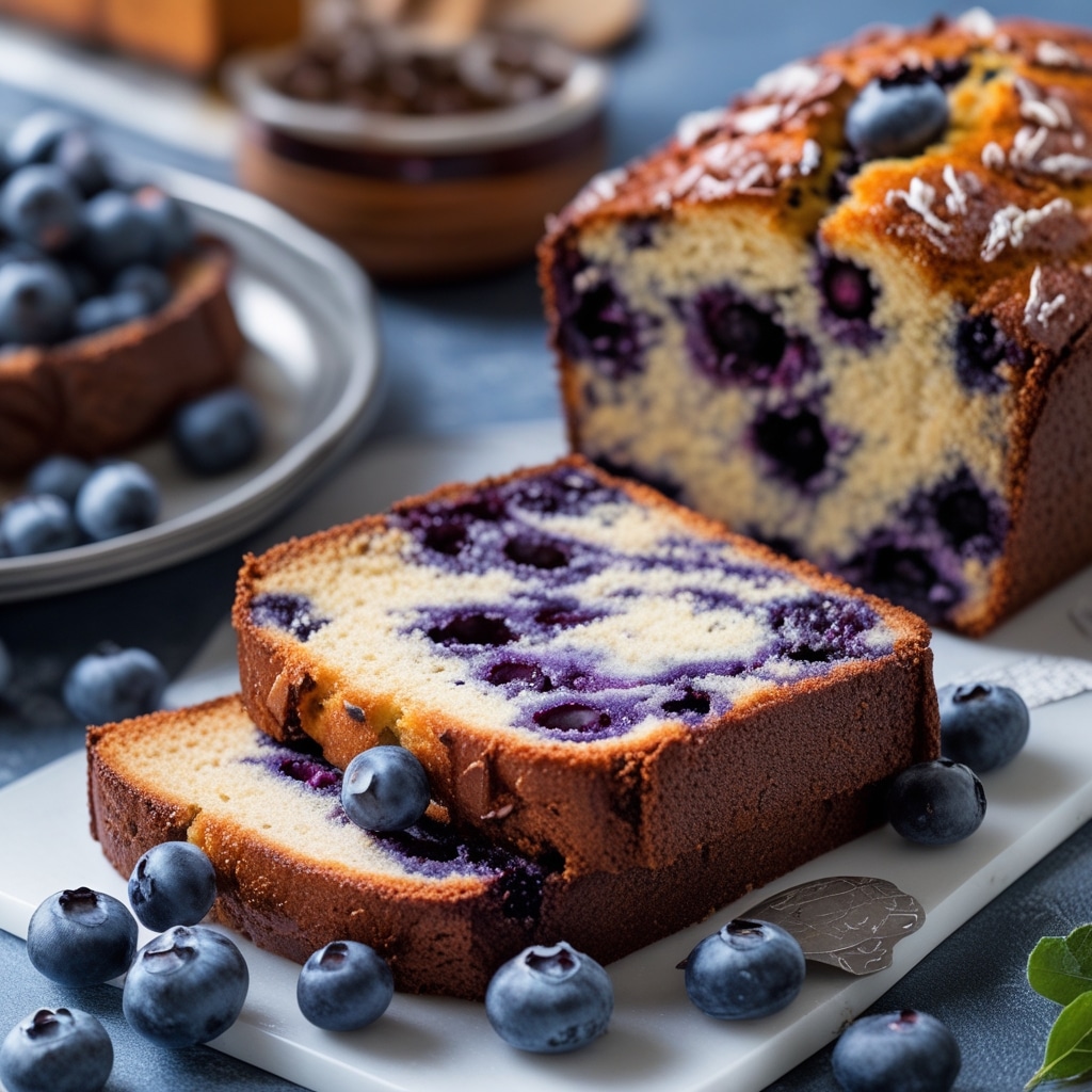 Keto Blueberry Bread