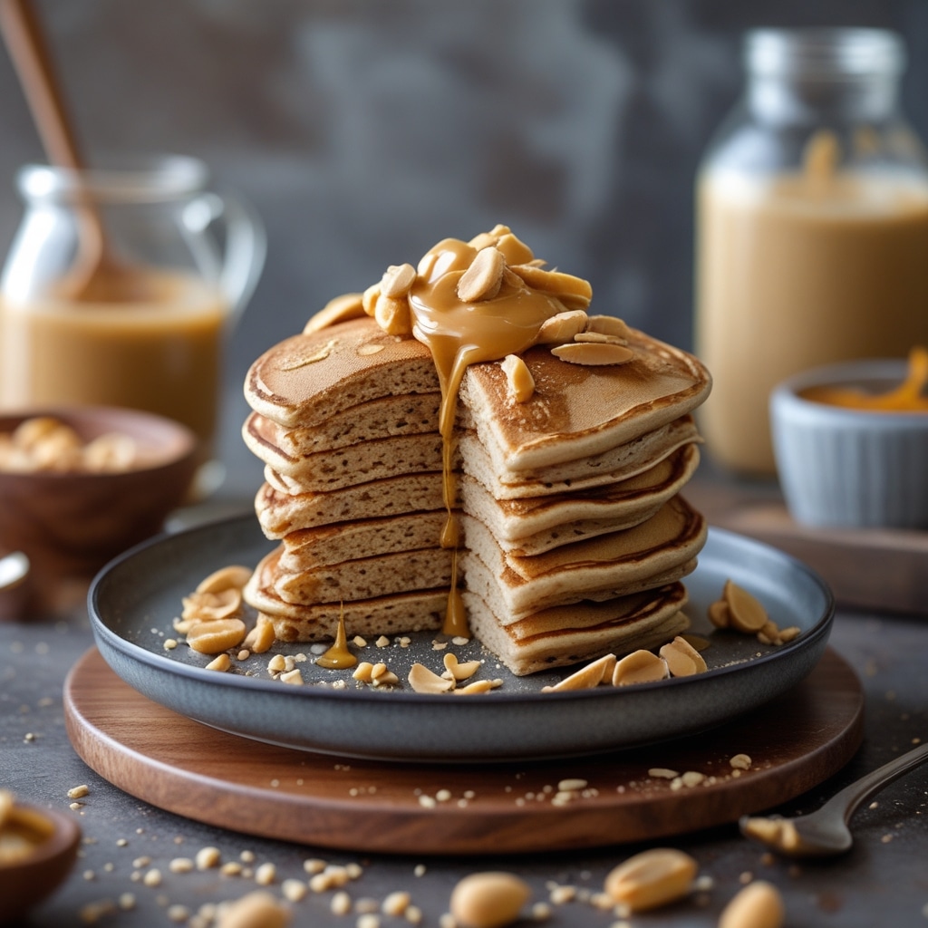Peanut Butter Protein Pancakes