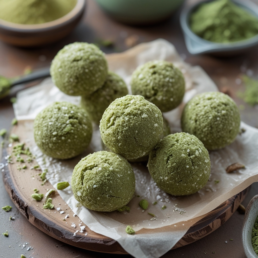 Irresistible Matcha Green Tea Protein Bites