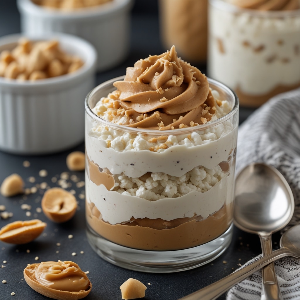 High-Protein Cottage Cheese Peanut Butter Mousse