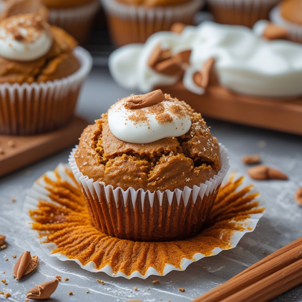 High Protein Pumpkin Muffins With Greek Yogurt