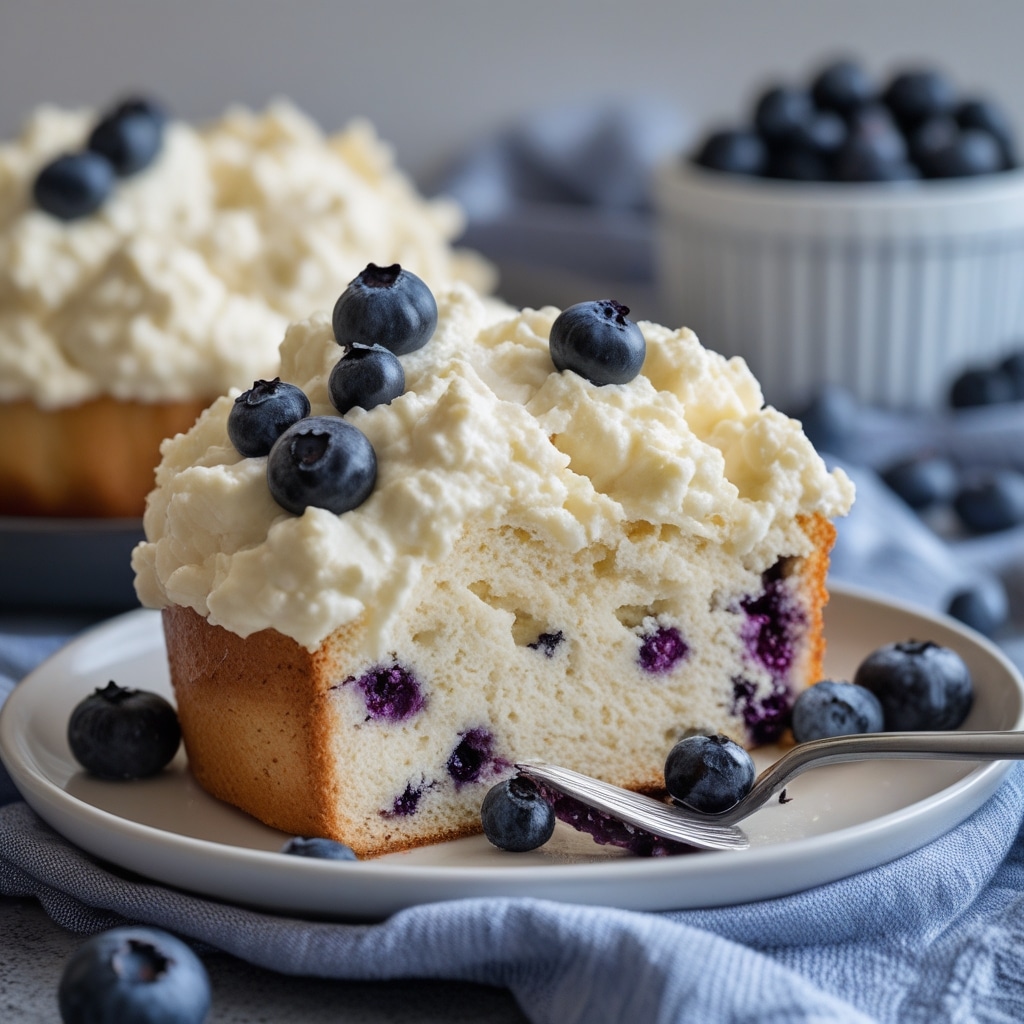 Blueberry Fluffy Cottage Cheese Cloud Bread