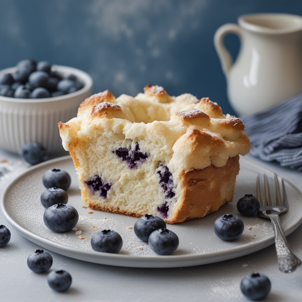 Blueberry Fluffy Cottage Cheese Cloud Bread