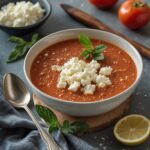 High Protein Tomato Soup With Cottage Cheese