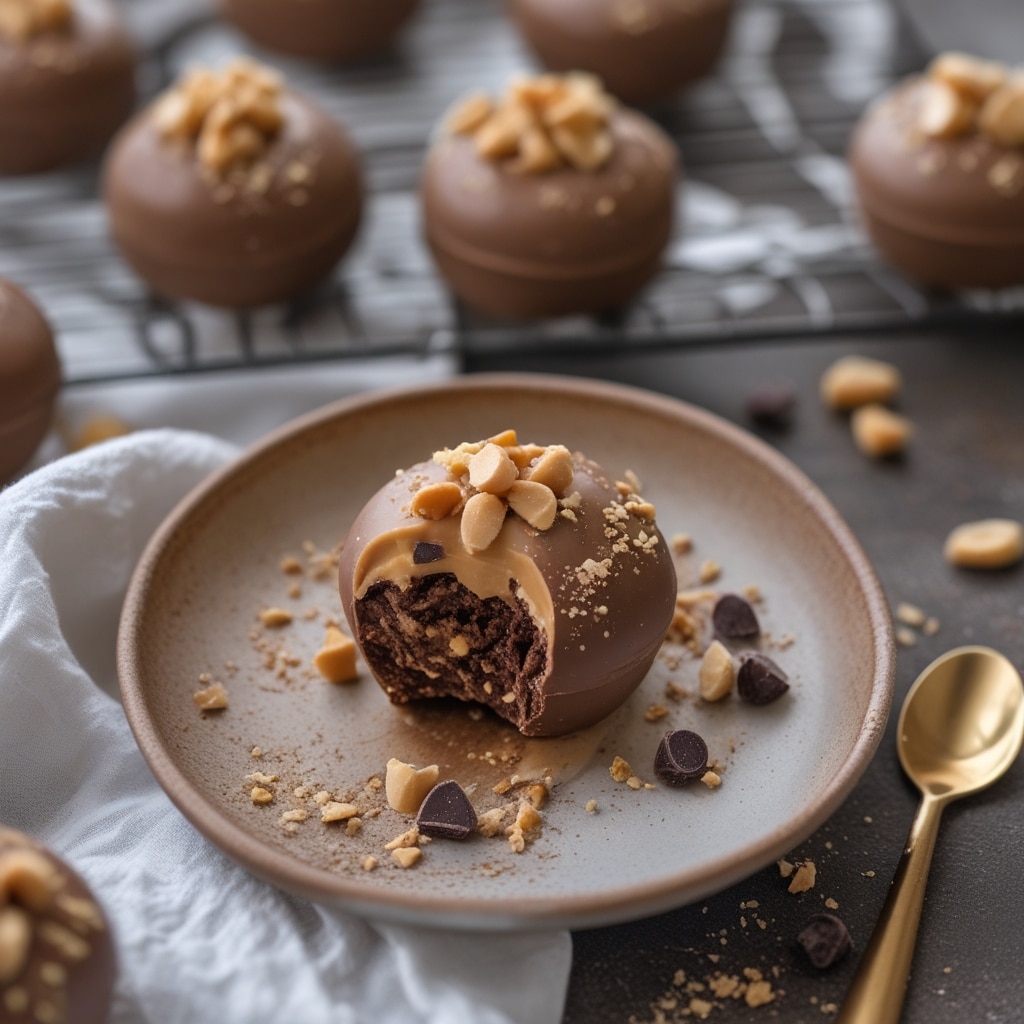 Chocolate Peanut Butter Keto Fat Bombs