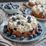Cottage Cheese Blueberry Cloud Bread