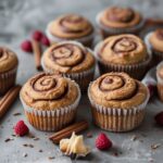 Cinnamon Roll Protein Muffins