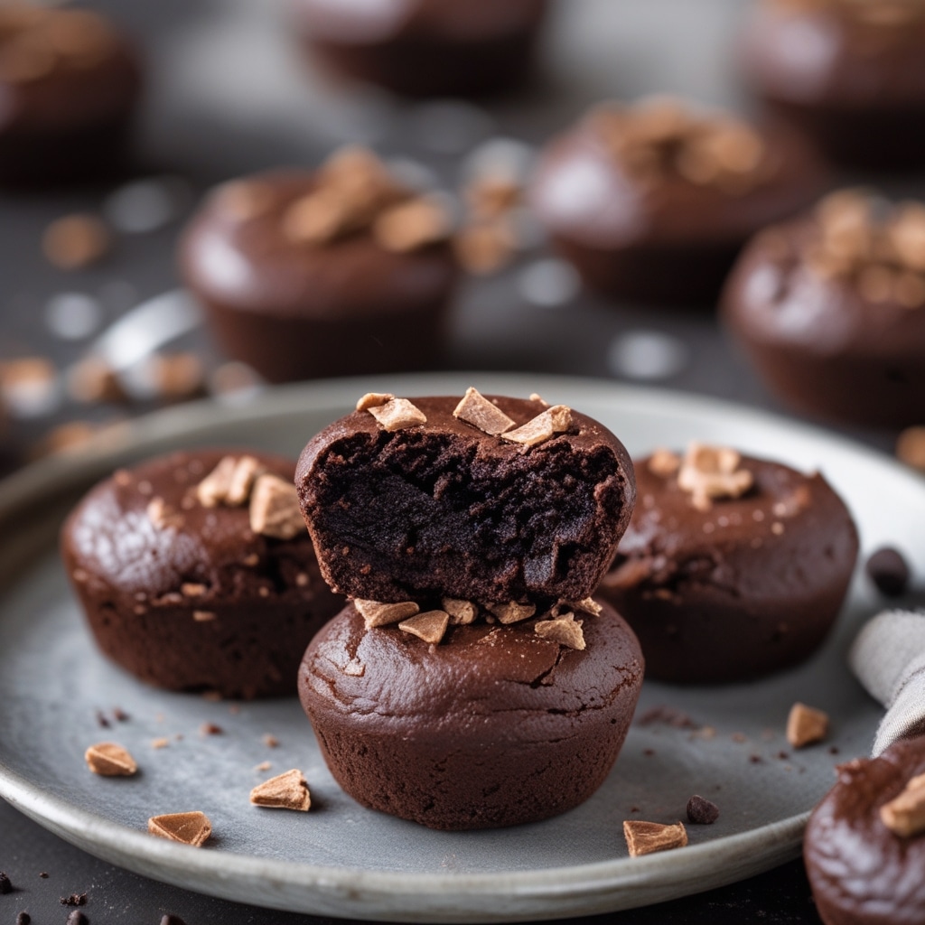 No Bake Protein Brownie Bites