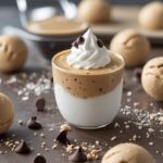 Frozen Greek Yogurt Peanut Butter Bites with Chocolate Chips