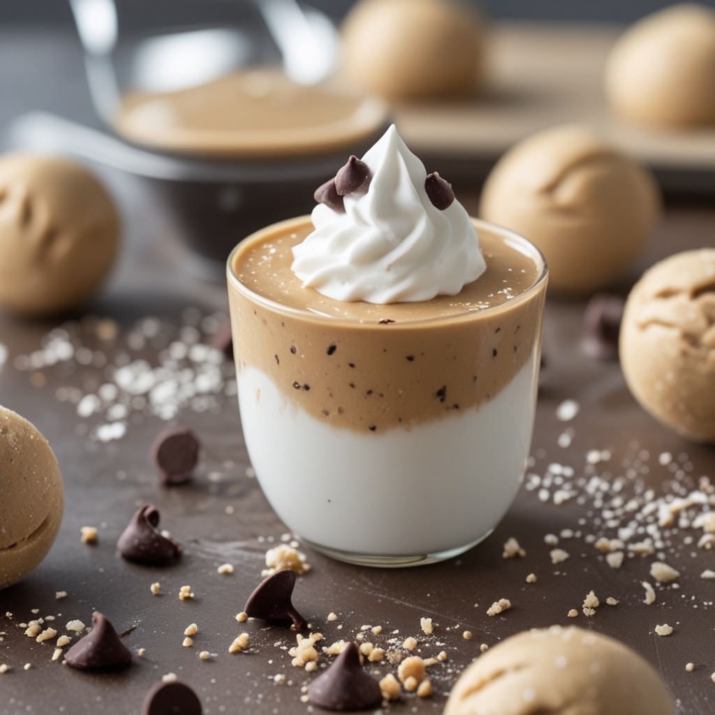Frozen Greek Yogurt Peanut Butter Bites with Chocolate Chips