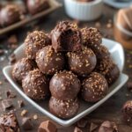 No-Bake Cottage Cheese Brownie Batter Protein Bites