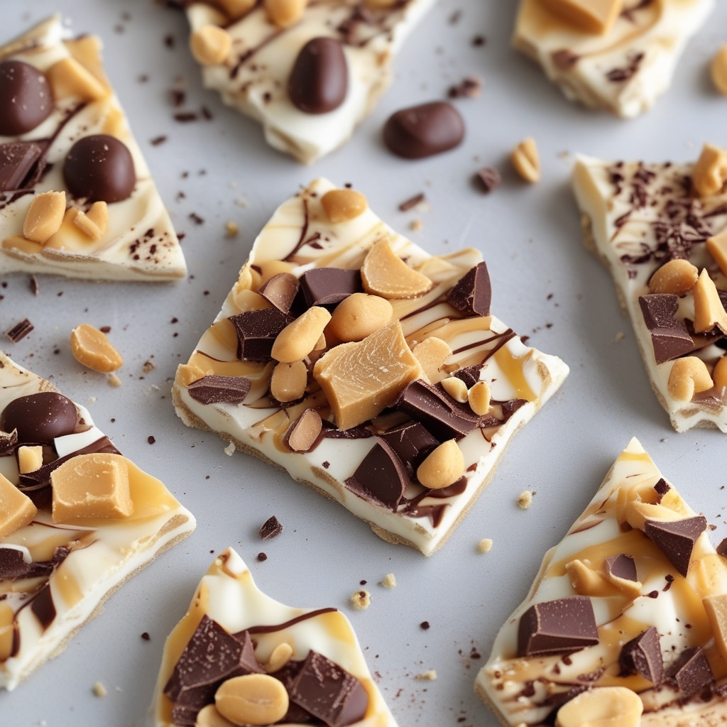 Chocolate Peanut Butter Yogurt Bark