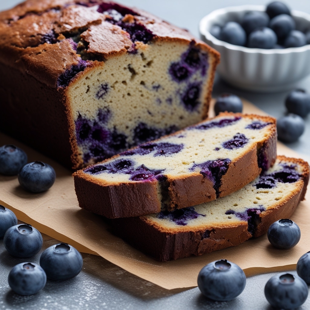 Keto Blueberry Bread