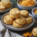 Keto Air Fryer Cheddar Cottage Cheese Biscuits