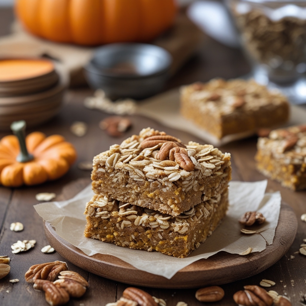 Pumpkin Oatmeal Bars