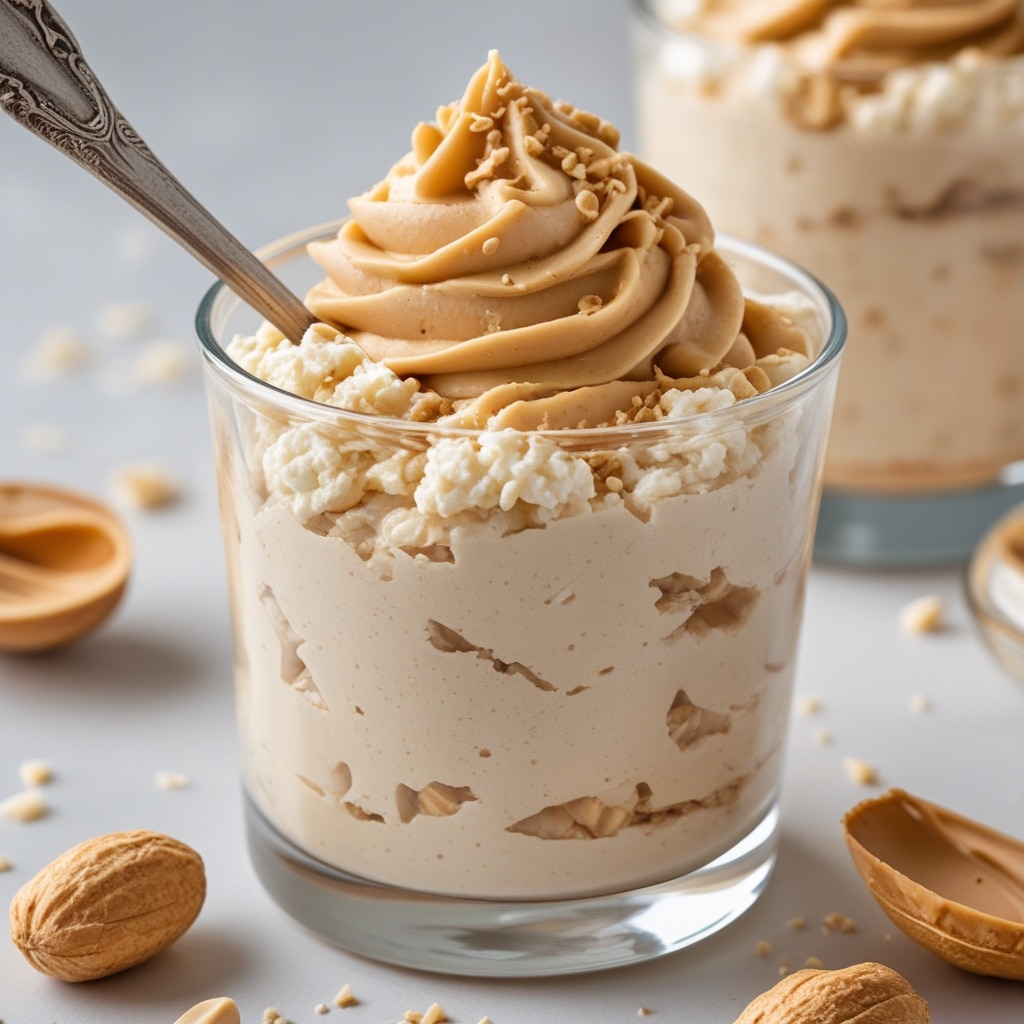 High-Protein Cottage Cheese Peanut Butter Mousse