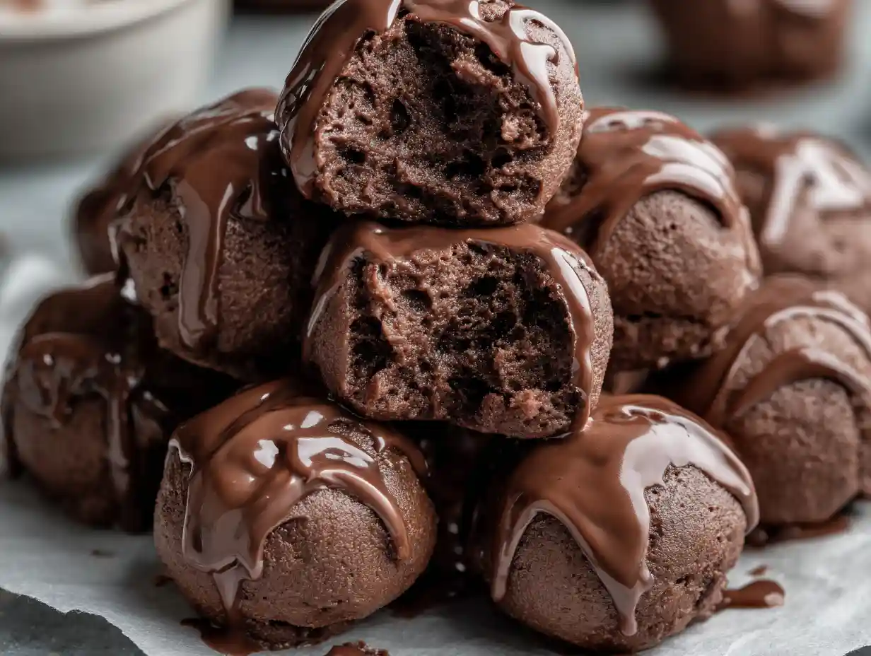 No-Bake Cottage Cheese Brownie Batter Protein Bites